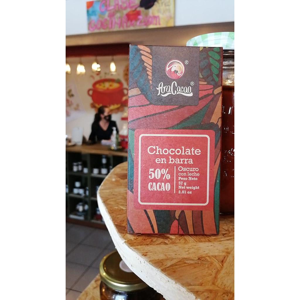 Ara Cacao 50% Chocolate en Barra 57g