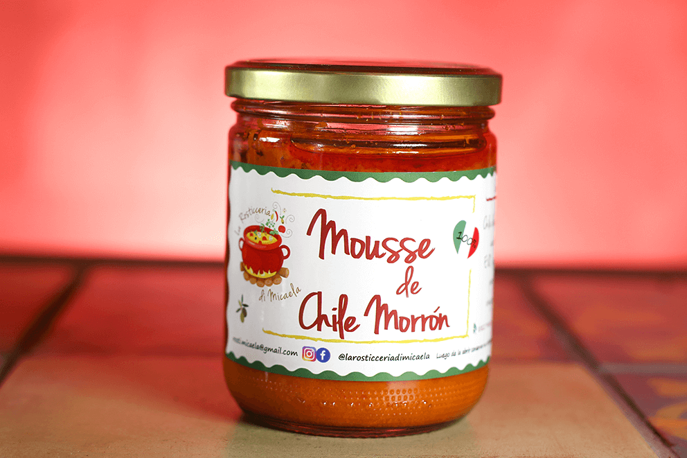 Mousse de chile morrón L